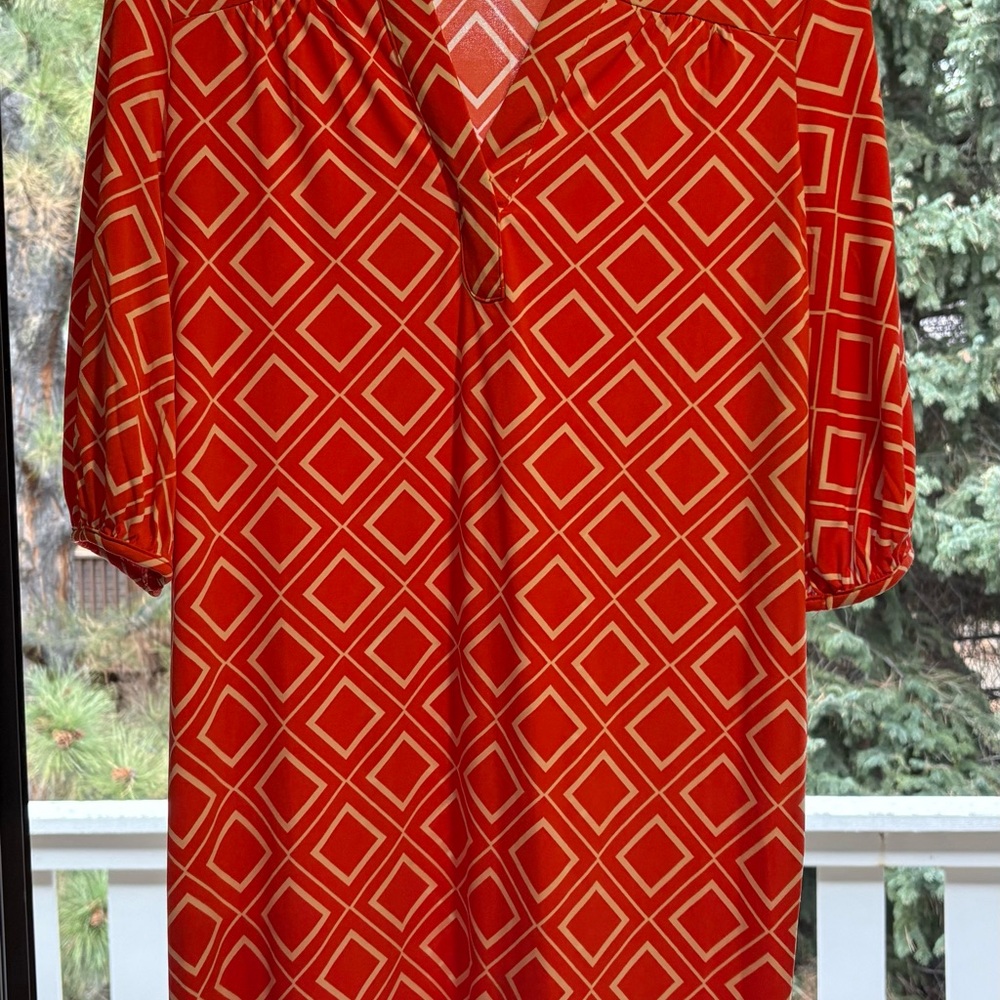 Banana Republic Corral Geometric Blouse